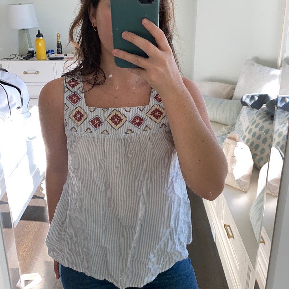 Madewell patterned tank top